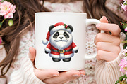 Christmas Cute Panda Sublimation, an Illustration by RobertsArt (Thumbnail 4 of 7)