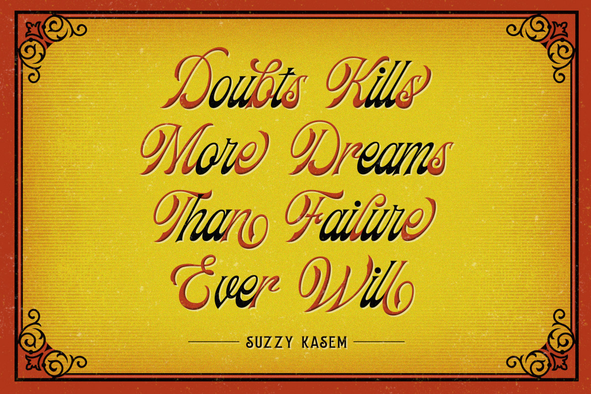 Frankest - The Vintage Font Duo, a Script Font by Letterhend Studio (Photo 4 of 11)