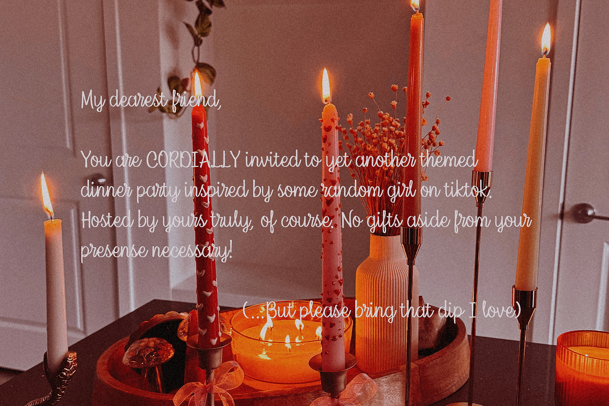 Serendipity Script Calligraphy Font, a Script Font by Paridisce Creative (Photo 5 of 8)