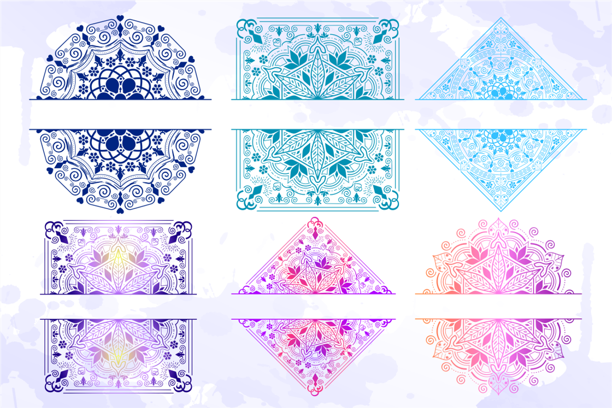 Mandala SVG Bundle, a Pattern Graphic by D2PUTRI (Photo 4 of 12)