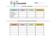 Monthly Budget Tracker, a Stationery Template by Brand Your Biz Co. (Thumbnail 9 of 10)