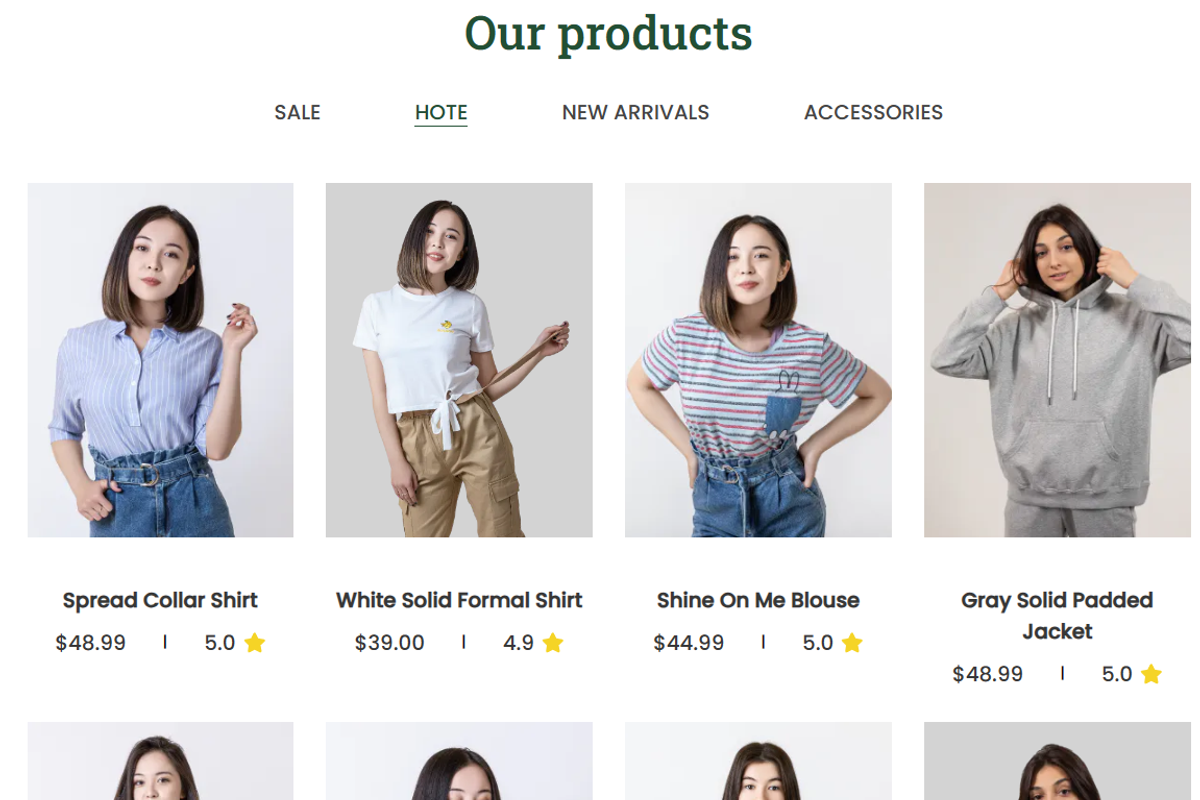 Modern Next.js Fashion Landing Page, a Landing Page Template by WebMasteryStudio (Photo 5 of 8)