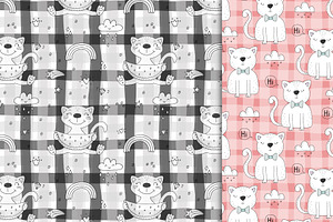 Funny Cats Patterns For Children!