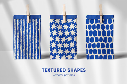 Abstract textured seamless patterns, a Pattern Graphic by Good Studio