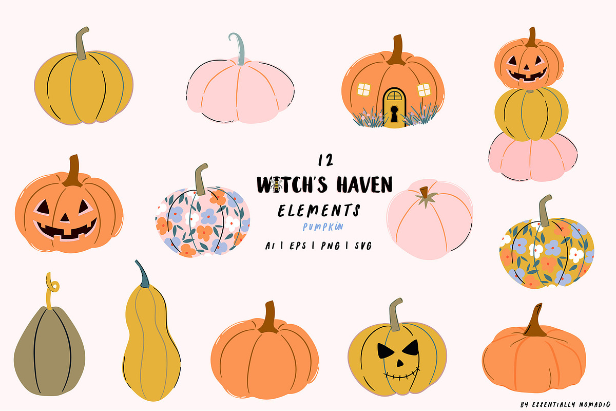 Magical Autumn Clipart Collection, an Object Illustration by Essentially Nomadic (Photo 11 of 14)