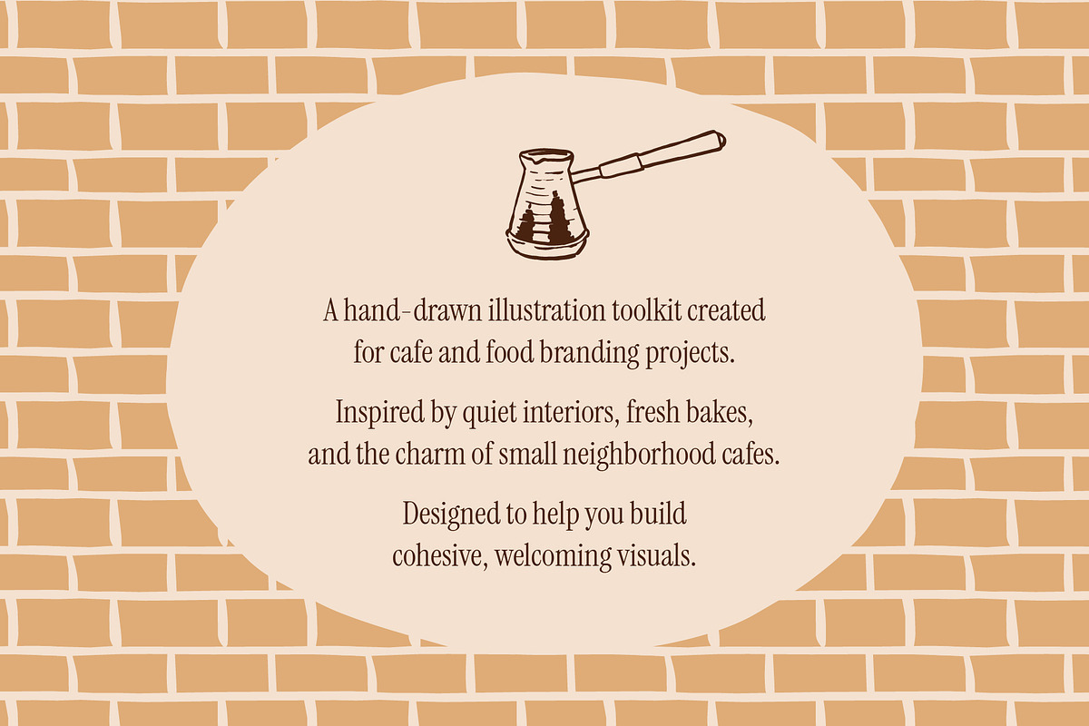 Cafe Branding Illustration Toolkit, a Food Illustration by Wild and Wonder by Ana (Photo 2 of 17)