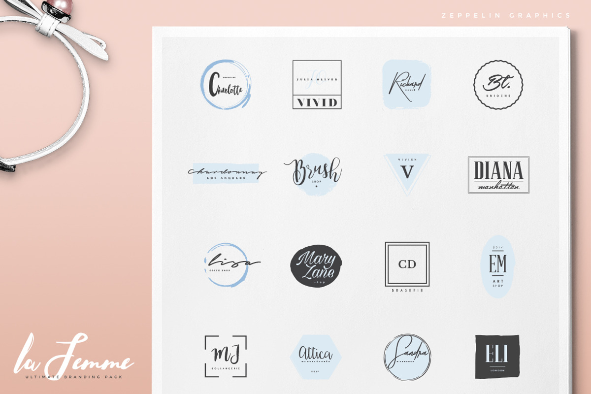 1500 Logos Bundle Collection, a Branding & Logo Template by Graphicdome (Photo 137 of 185)