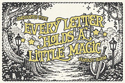 Fairy Spell Magical Display Font, a Handwritten Font by Letterhend Studio (Thumbnail 9 of 13)
