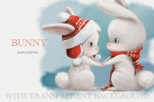 Bunny Merry Christmas