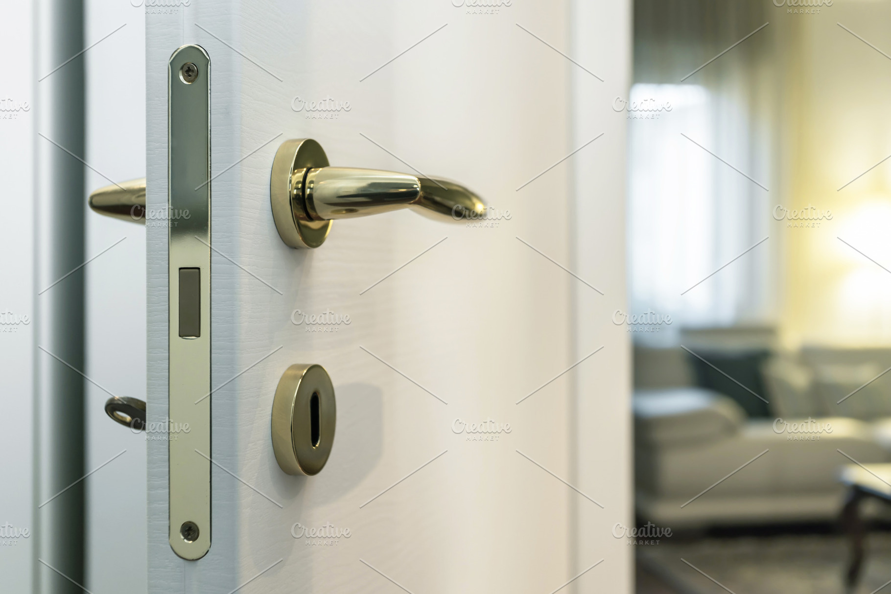 Door knob close-up, an Architecture Photo by KYNA STUDIO