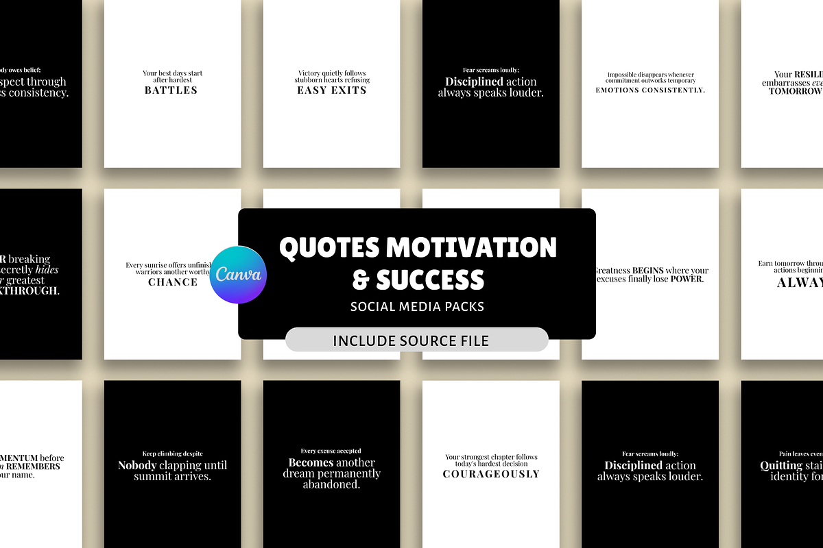 GROWTH MINDSET 50 INSTAGRAM TEMPLATE, a Social Media Template by RB Boutique (Photo 9 of 9)