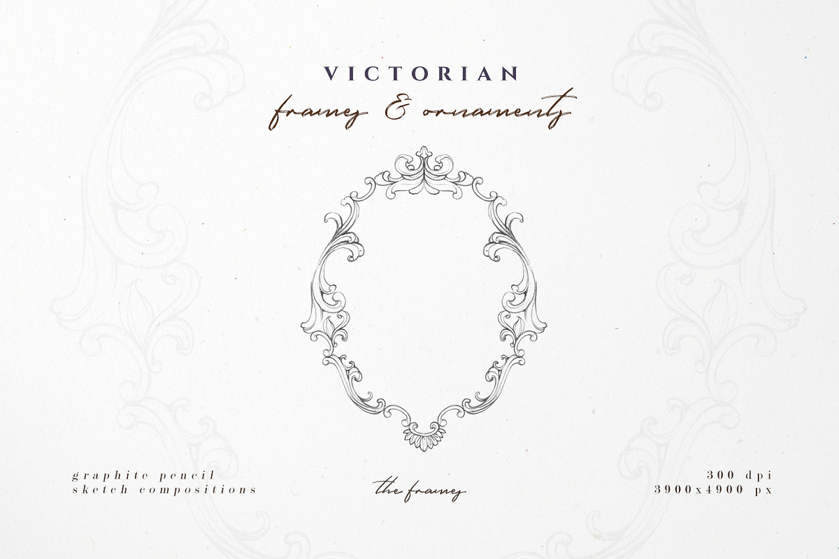 Victorian Frames & Ornaments, an Illustration by Aquarellina (Photo 9 of 27)