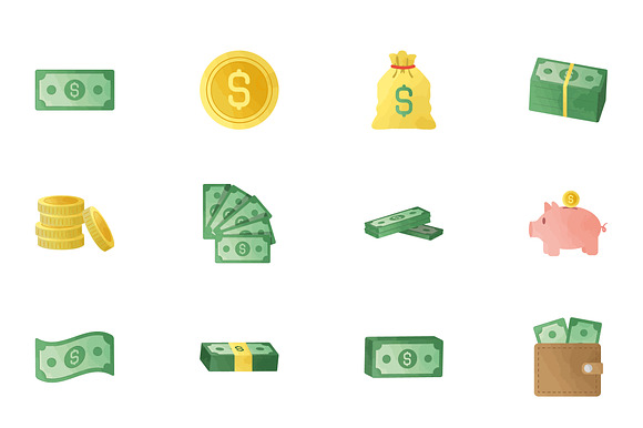 Money & Finance Illustration Set preview 2