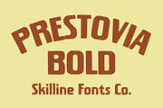 SFC Prestovia, a Handwritten Font by Skilline Supply Co. (Thumbnail 1 of 5)