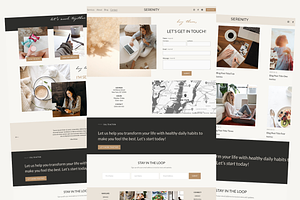 Squarespace Template: Serenity