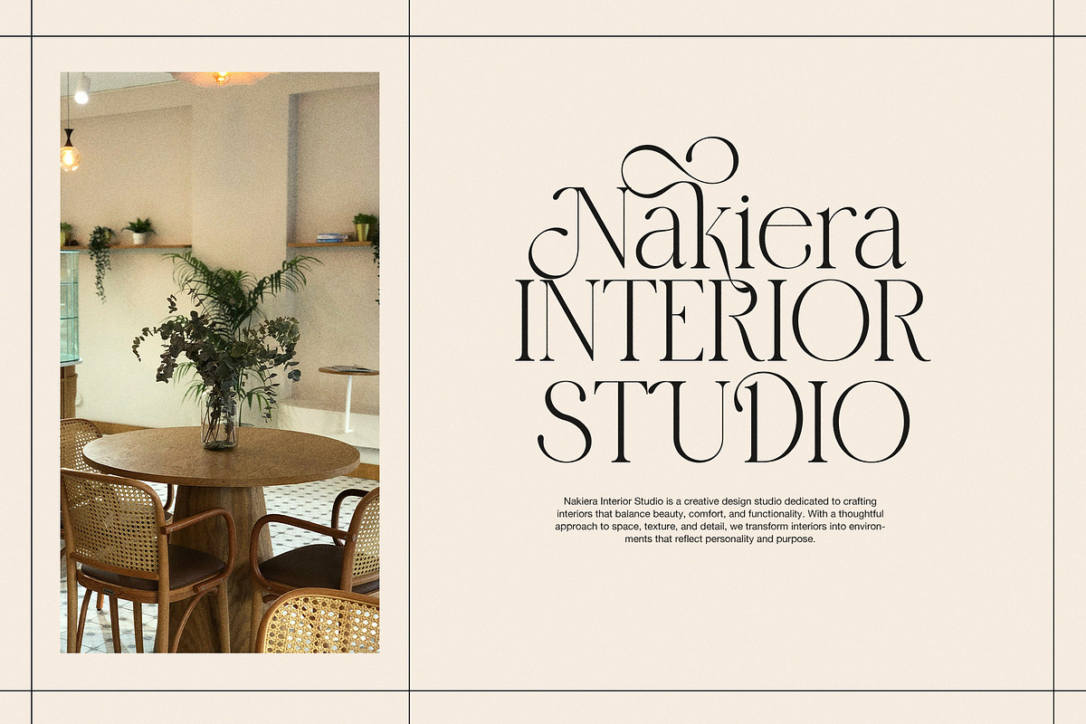 Bulgina Elegant Serif Display Font, a Serif Font by Graphicxell (Photo 3 of 8)