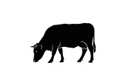 Farm Cow Silhouette Vector Bundle, an Illustration by Designs_River (Thumbnail 42 of 51)