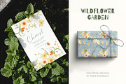 Wildflower garden retro flowers, a Decorative Illustration by Yuliya Derbisheva (Thumbnail 3 of 12)