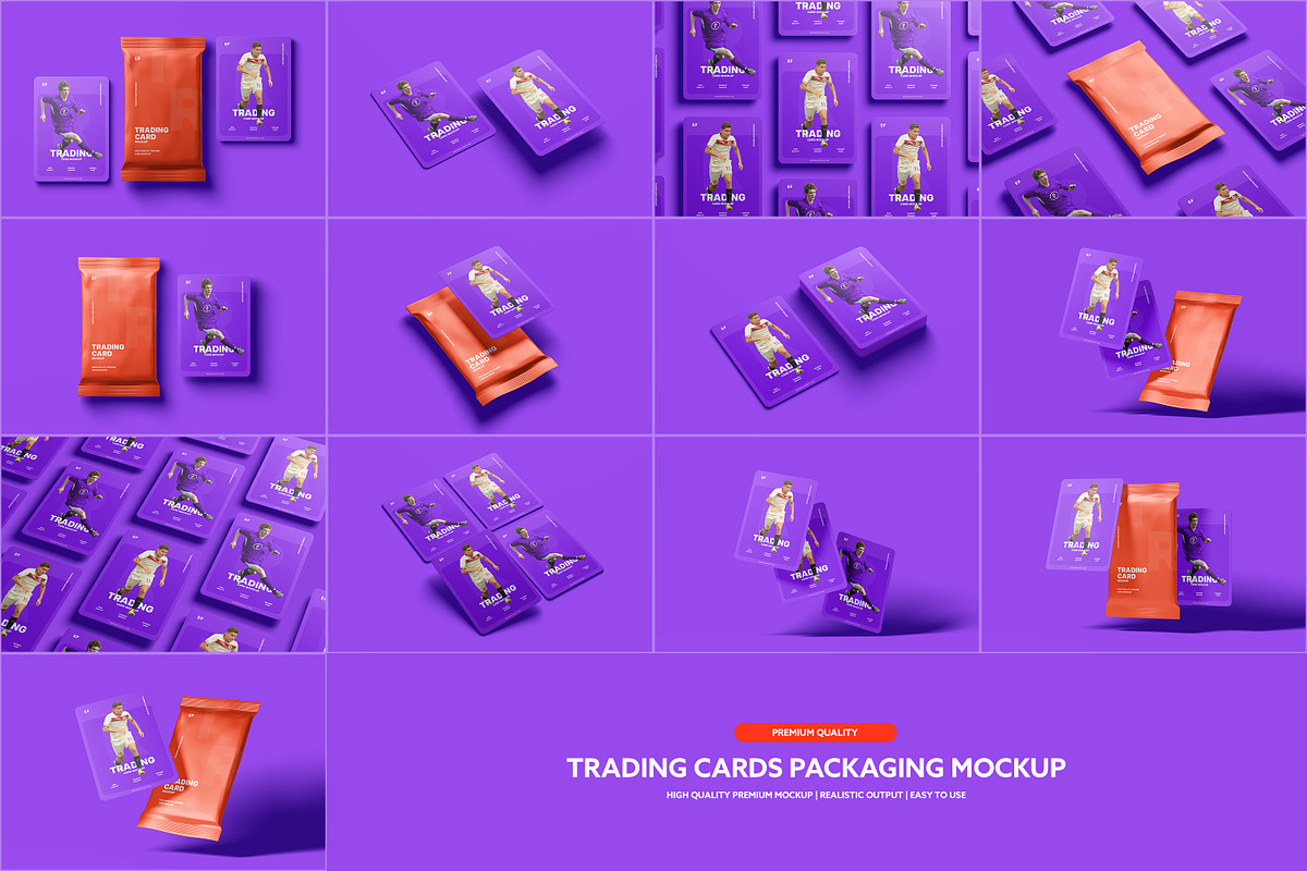 Trading Cards Mockup Set, a Product Mockup by Toasin Studio (Photo 2 of 16)