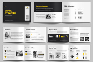 Brand Strategy Template, a Brochure Template by MightyDesign