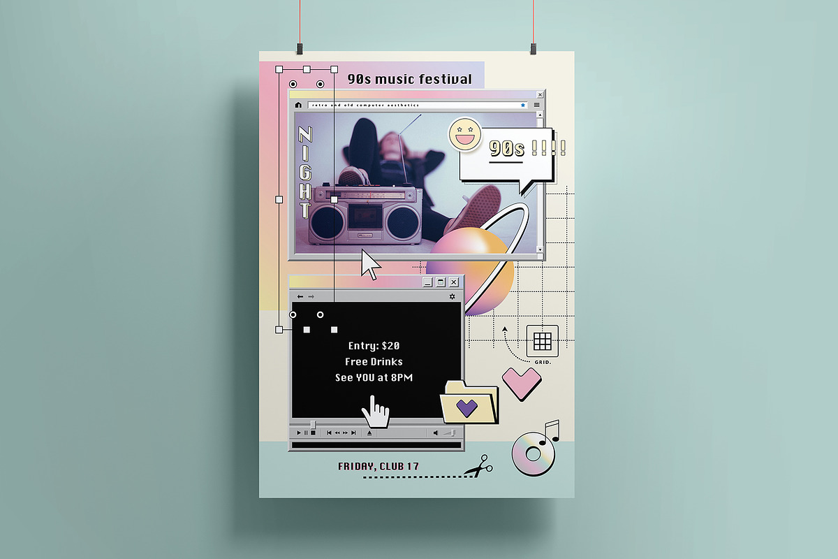 Retro & Old Computer Aesthetics, an Education Illustration by Polar Vectors (Photo 18 of 19)