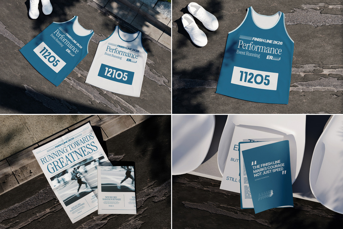 42 Running Event Mockup Bundle, a Mockup by Vitora Mockup (Photo 11 of 13)