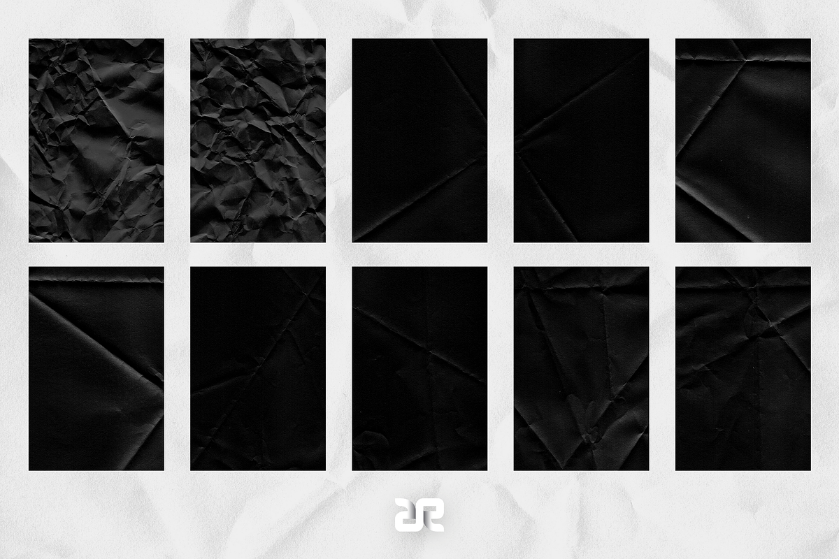 100 Black Paper Textures, a Texture Graphic by Remon Michel (Photo 9 of 12)