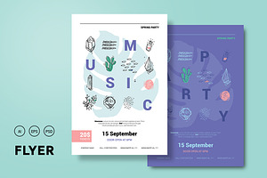 Hipster poster for the event. 