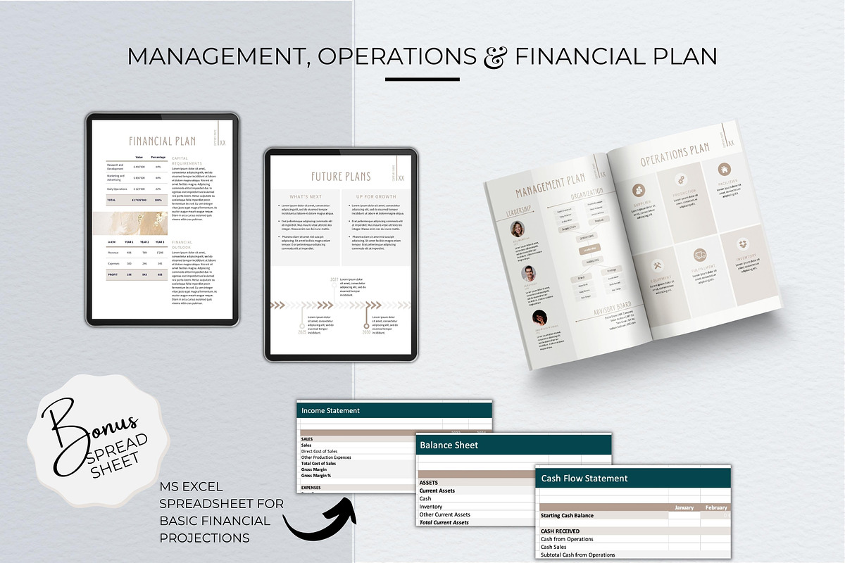 Professional Business Plan Template, a Magazine Template by B2 Studio (Photo 5 of 11)