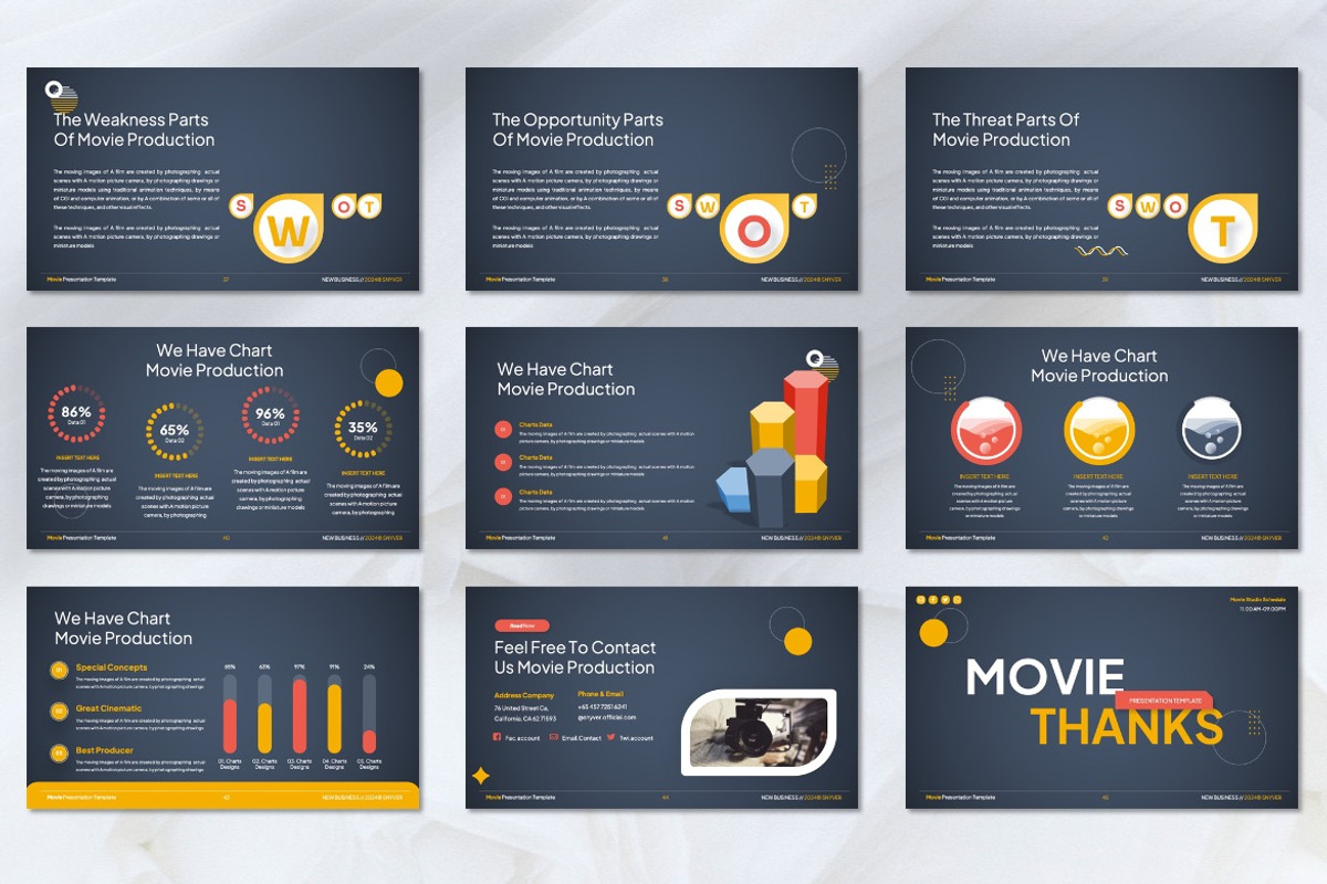 Snyver - Movie Production Keynote, a Presentation Template by Dhabee (Photo 7 of 7)