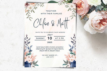 Wedding Invitation Template Canva