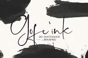 30 Gofe Ink Photoshop Brushes