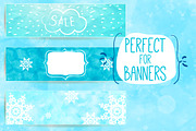Winter blue vector textures, a Texture Graphic by Anna's Creative Store (Thumbnail 4 of 4)