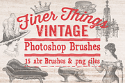 Finer Things Vintage Brushes, a Brush Add-On by Clikchic Designs (Thumbnail 1 of 4)