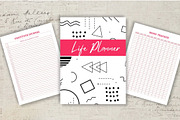 Printable Life Planner Template, a Stationery Template by Design House (Thumbnail 4 of 9)