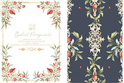 Watercolor Pomegranate collection, a Decorative Illustration by WonderWonder (Thumbnail 10 of 12)