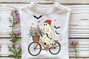 Retro Ghost Fall Autumn Halloween, an Illustration by CraftArtStudio (Thumbnail 2 of 4)