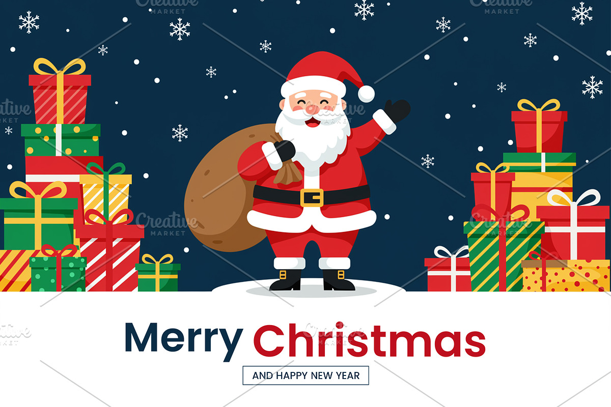 Merry Christmas PSD Template