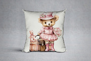 Teddy Bear Clipart,Watercolor Teddy, an Animal Illustration by vivastarkids (Thumbnail 3 of 4)