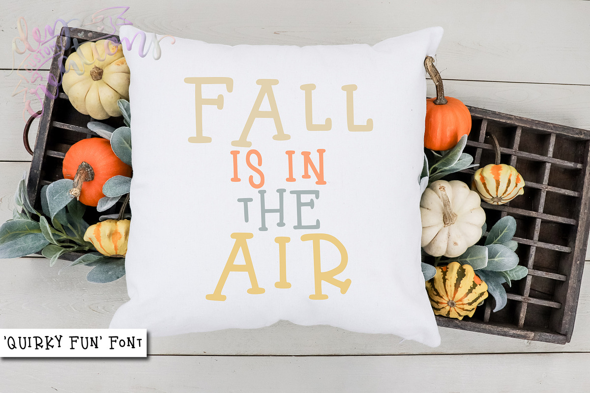 Quirky Fun - A Fun Hand LetteredFont, a Serif Font by Dez Custom Creations (Photo 8 of 10)