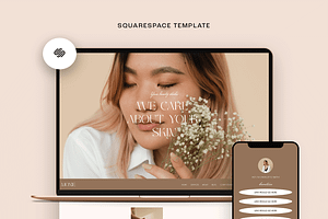 Spa Salon Squarespace 7.1 Template