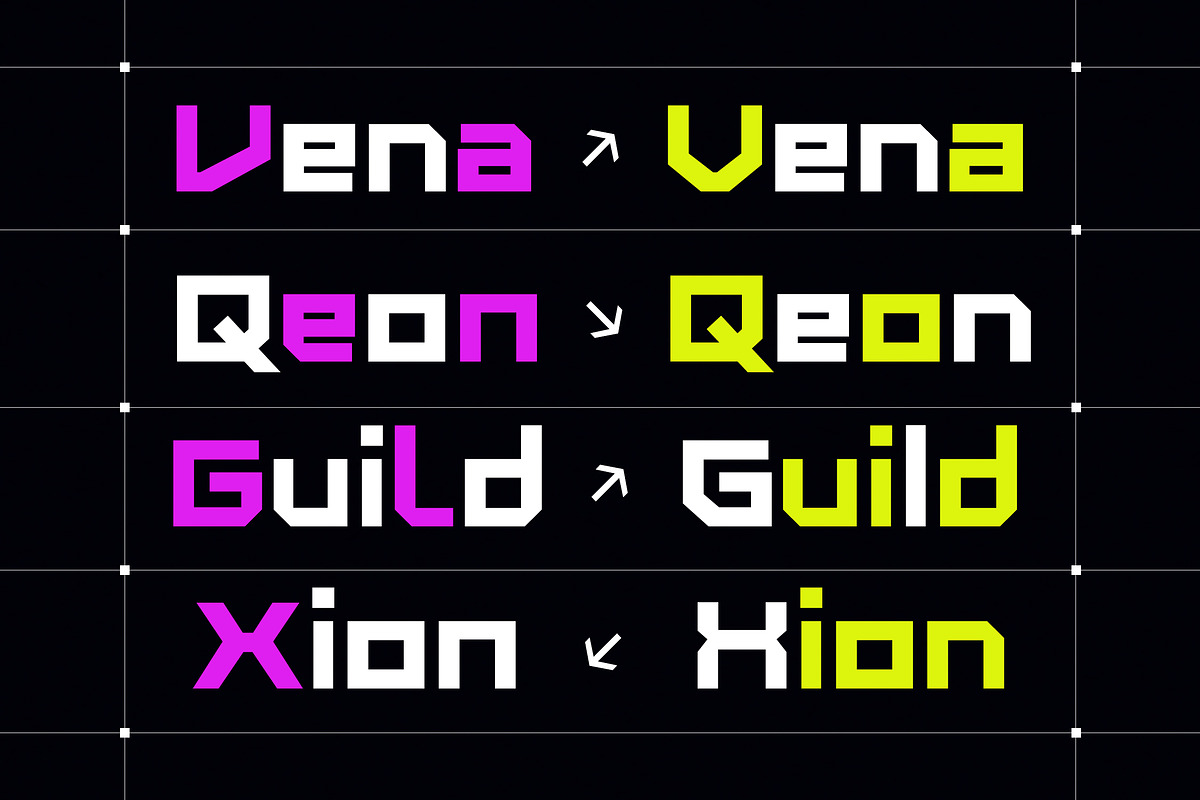 Clockyn - Futuristic & Bold Expanded, a Sans Serif Font by Typia Nesia (Photo 4 of 11)