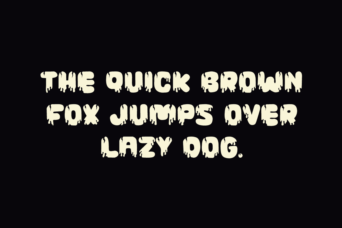 Gromes - Halloween & Horror Font, a Sans Serif Font by Iqsiart Studio (Photo 4 of 7)