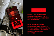 Squarespace Author Website Template, a Squarespace Template by Billie Grace Studio (Thumbnail 6 of 8)