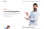 Modern Developer Portfolio Web Theme, a Bootstrap Template by Themeplaza (Thumbnail 2 of 6)