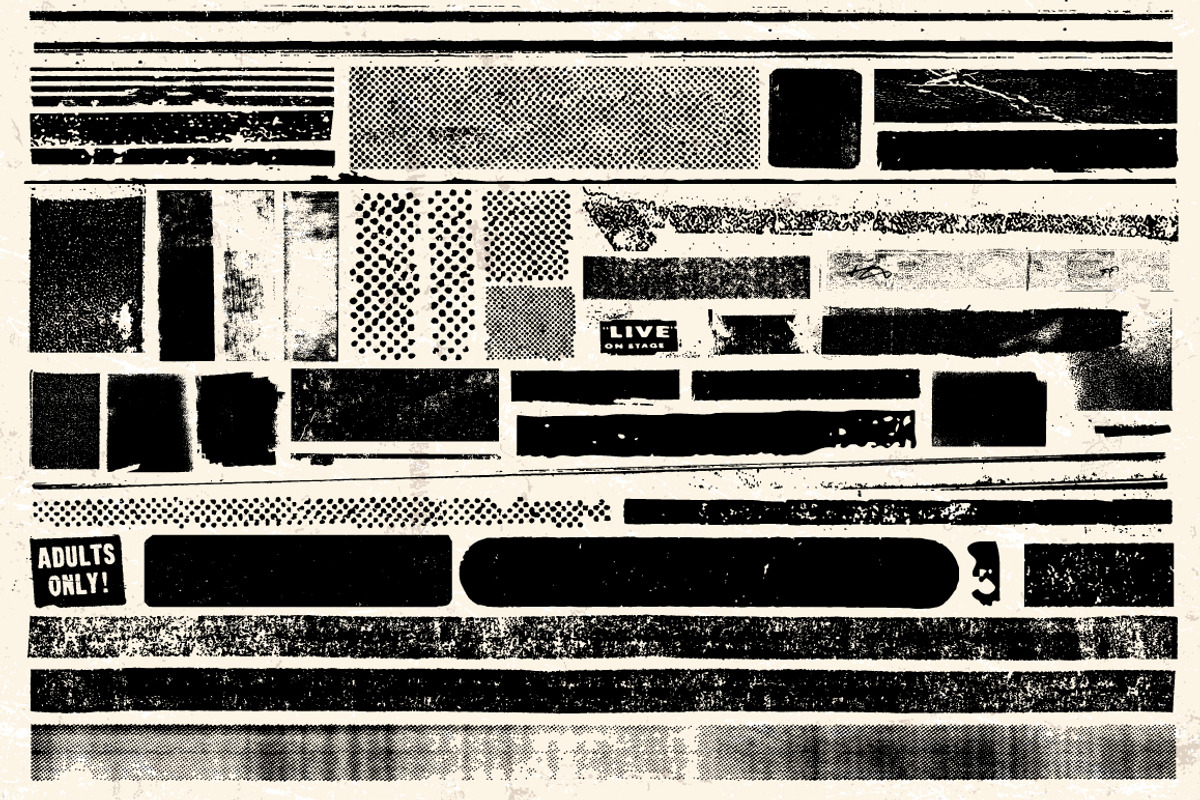 Tuff Stuff Distressed Elements 1, an Object Graphic by Lil Tuffy (Photo 2 of 3)