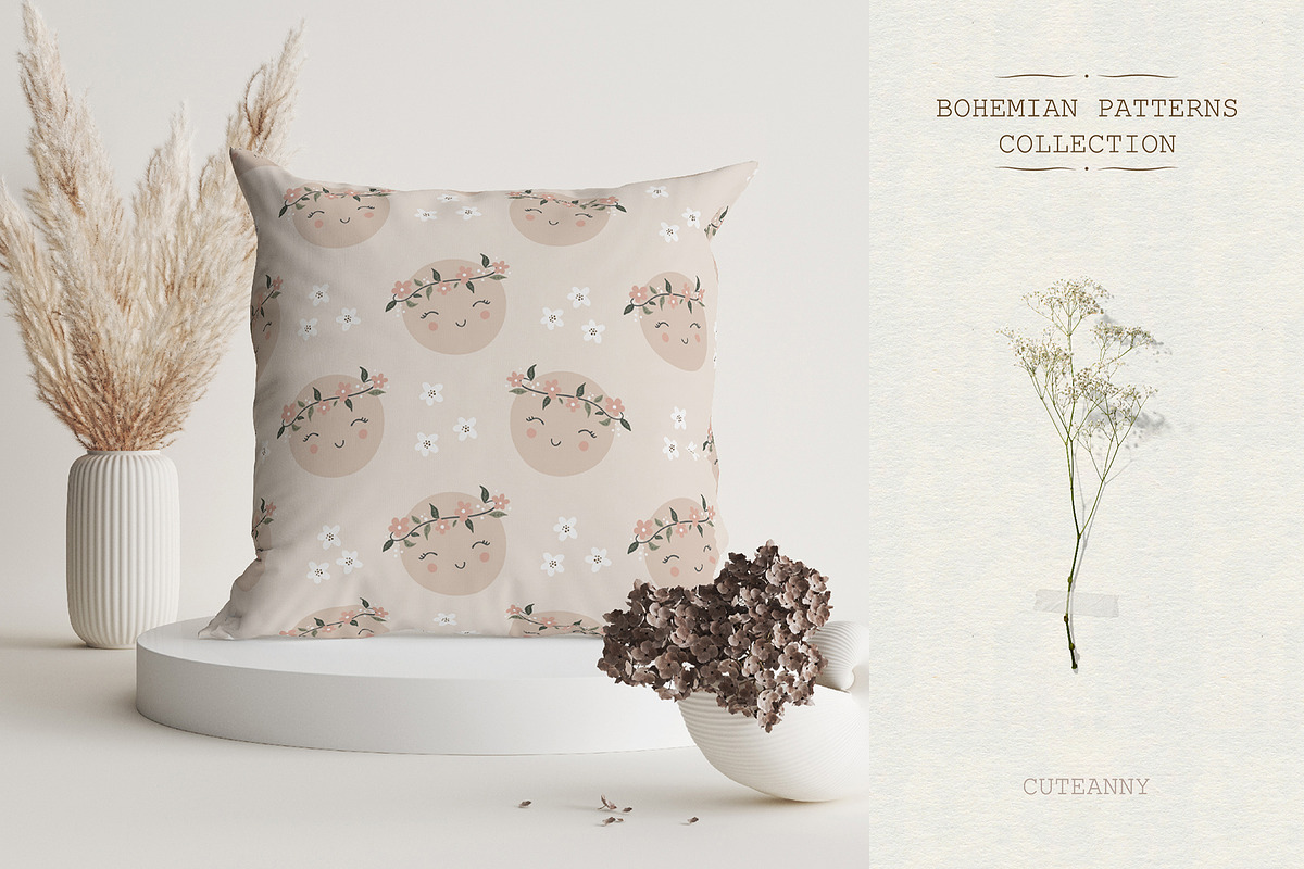 Bohemian Patterns Collection, a Pattern Graphic by Cuteanny Design (Photo 7 of 8)