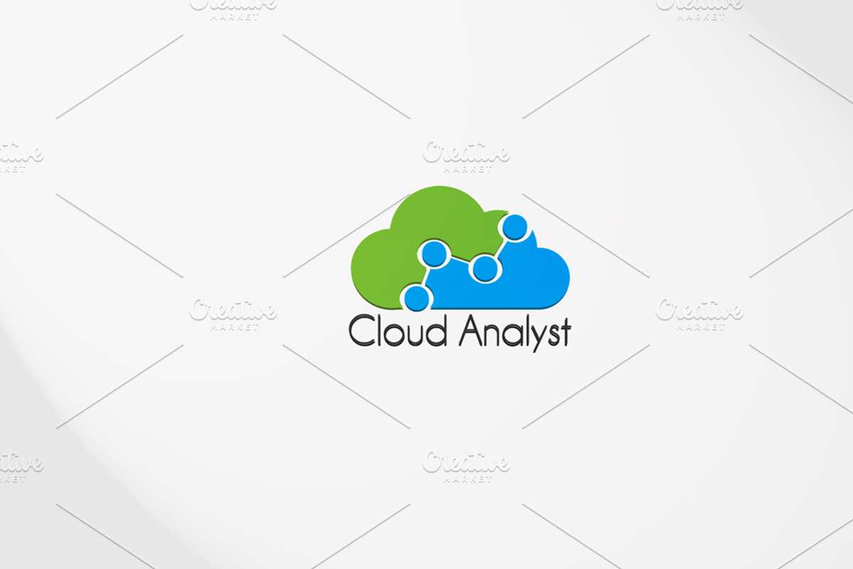 Cloud Analyst : Cloud Services Logo, a Branding & Logo Template by Conflutech Designs (Photo 2 of 4)