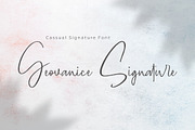 Geovanice - Casual Signature Font, a Script Font by StringLabs (Thumbnail 1 of 2)