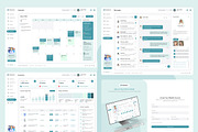 Hospital Management Dashboard UI, an UI Kit Template by peterdraw (Thumbnail 6 of 7)